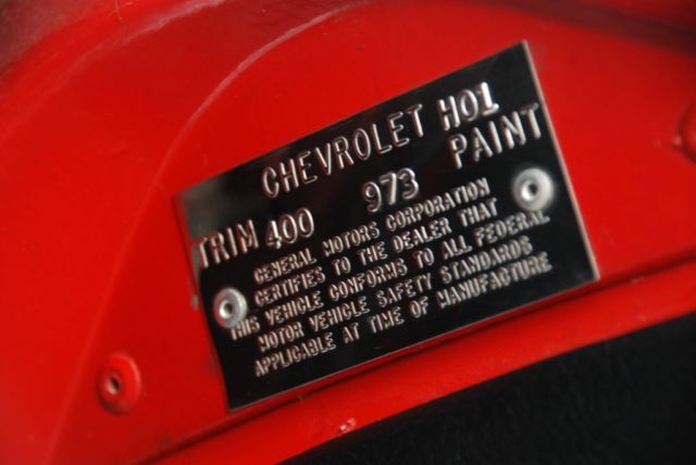 1971 Red Chevrolet Corvette Convertible