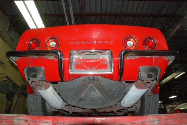 1971 Red Chevrolet Corvette Convertible