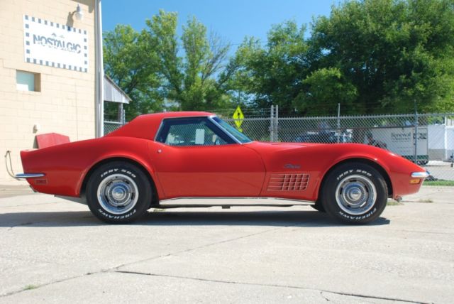 1971 Red Chevrolet Corvette Convertible