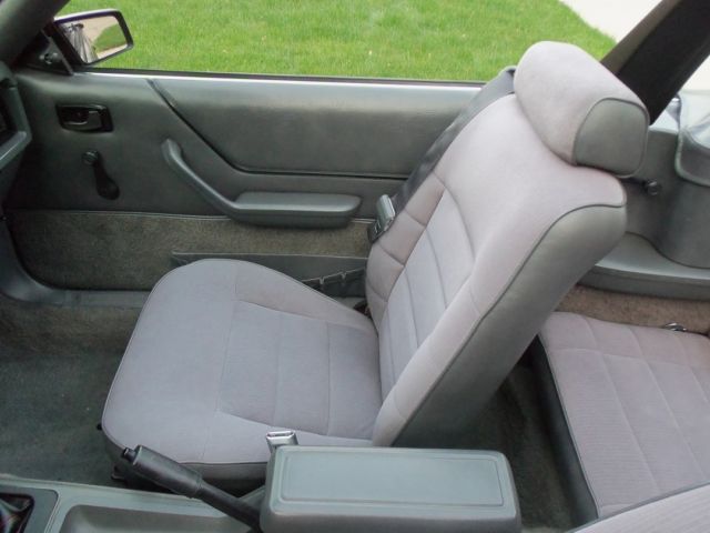 1984 Gray Ford Mustang Convertible