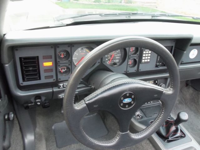 1984 Gray Ford Mustang Convertible