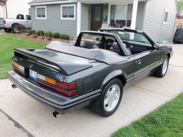 1984 Gray Ford Mustang Convertible