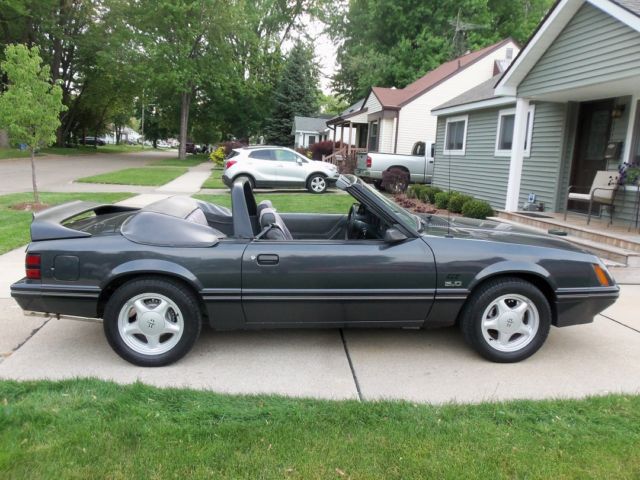 1984 Gray Ford Mustang Convertible