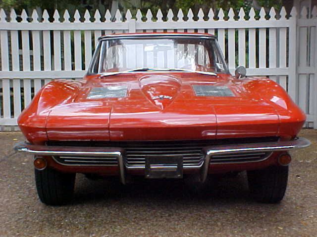 1963 red Chevrolet Corvette Convertible