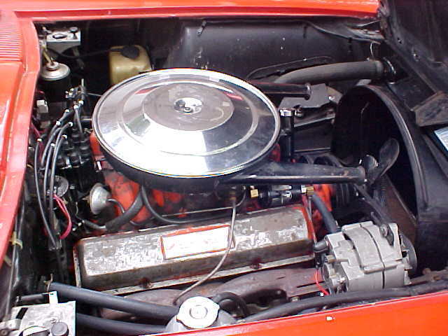 1963 red Chevrolet Corvette Convertible