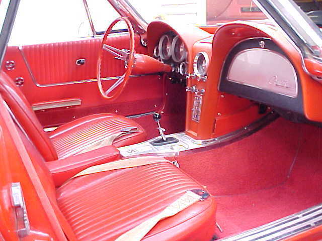 1963 red Chevrolet Corvette Convertible