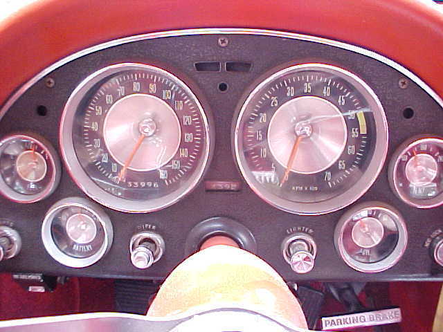 1963 red Chevrolet Corvette Convertible