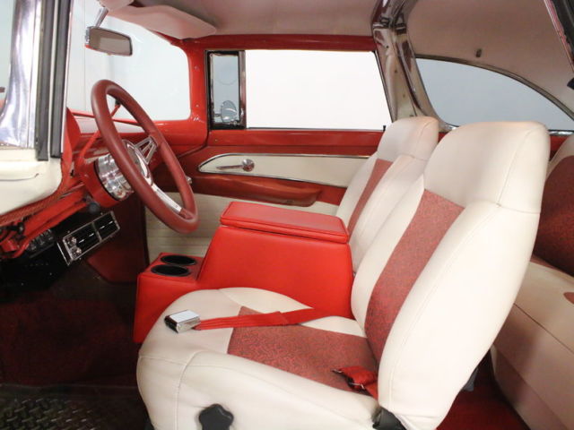 1956 Red Ford Fairlane Coupe