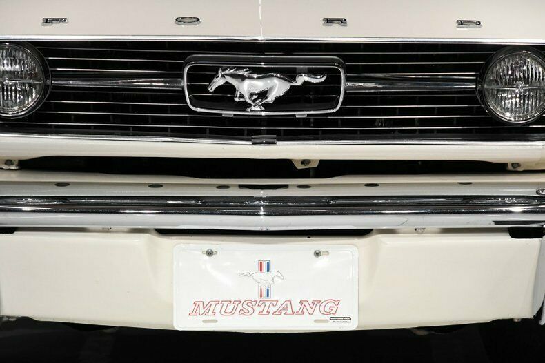 1966 White Ford Mustang Convertible