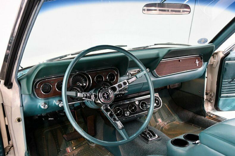 1966 White Ford Mustang Convertible