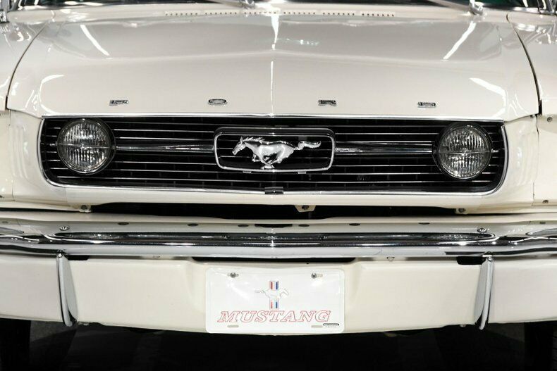 1966 White Ford Mustang Convertible