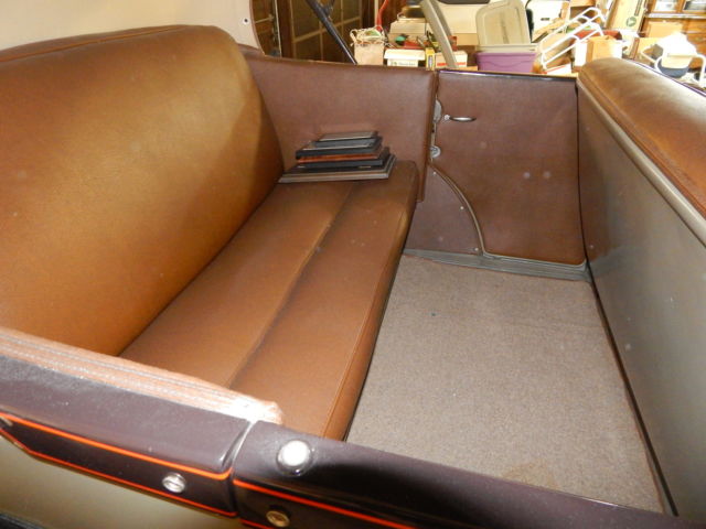 1929 Beige Ford Model A Convertible