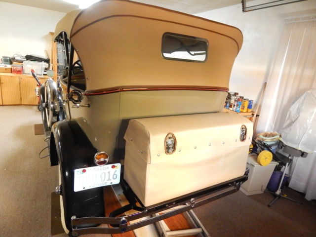 1929 Beige Ford Model A Convertible