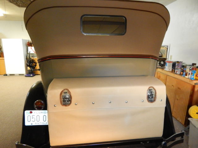 1929 Beige Ford Model A Convertible