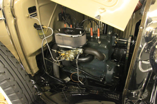 1931 Beige Ford Model A Convertible