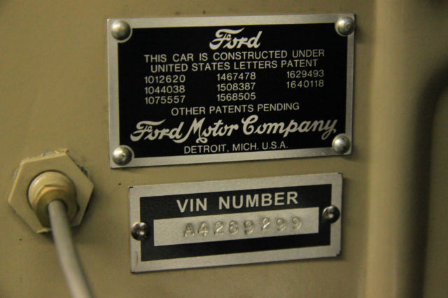 1931 Beige Ford Model A Convertible