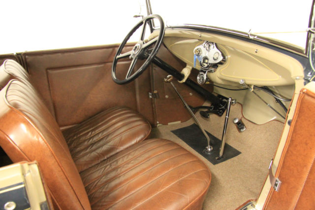 1931 Beige Ford Model A Convertible