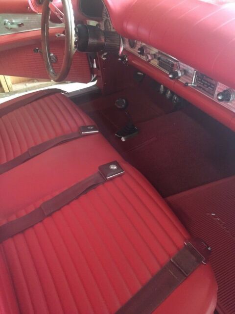 1957 Red Ford Thunderbird Convertible