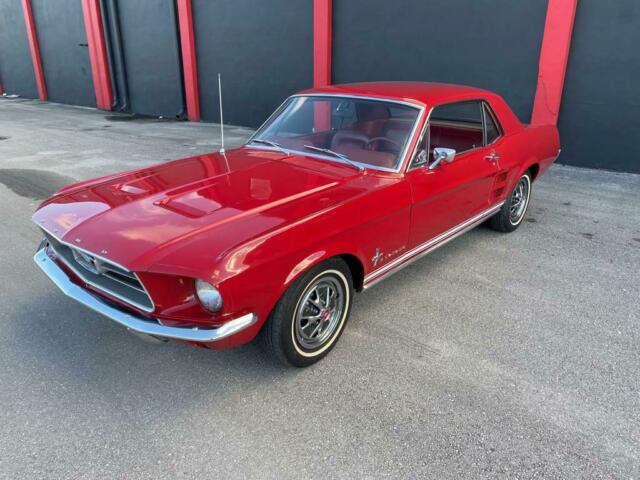 1967 Red Ford Mustang Coupe