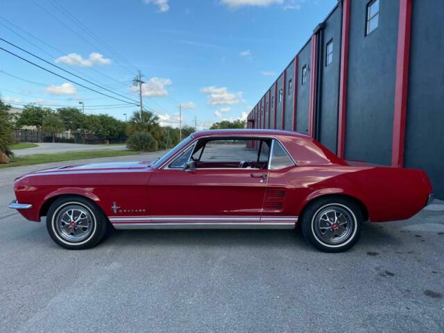 1967 Red Ford Mustang Coupe