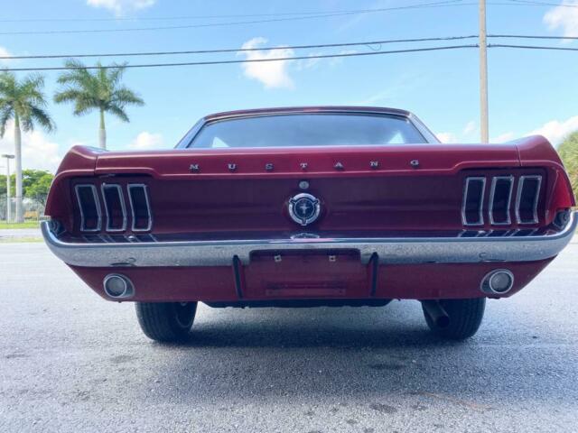 1967 Red Ford Mustang Coupe