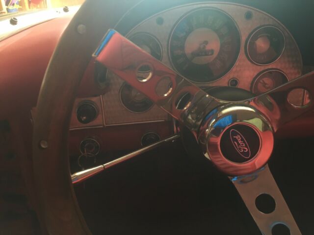 1957 Red Ford Thunderbird Convertible