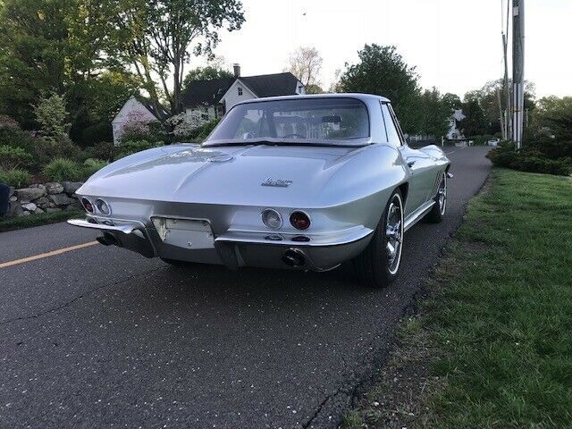 1966 Silver Chevrolet Corvette Convertible