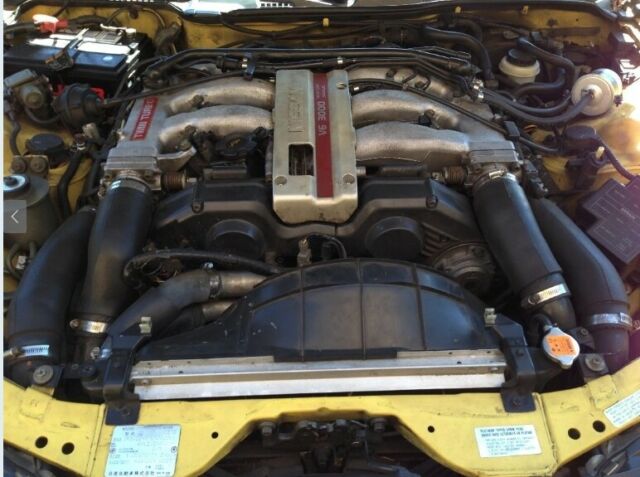 1990 Yellow Nissan 300ZX Hatchback