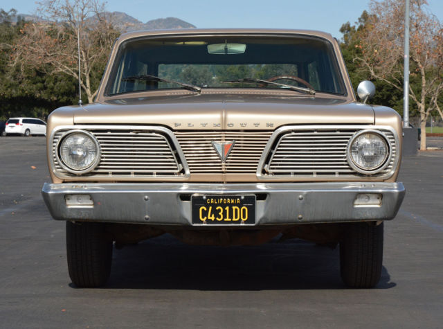 1966 Gold Plymouth Valiant 200 Wagon Wagon