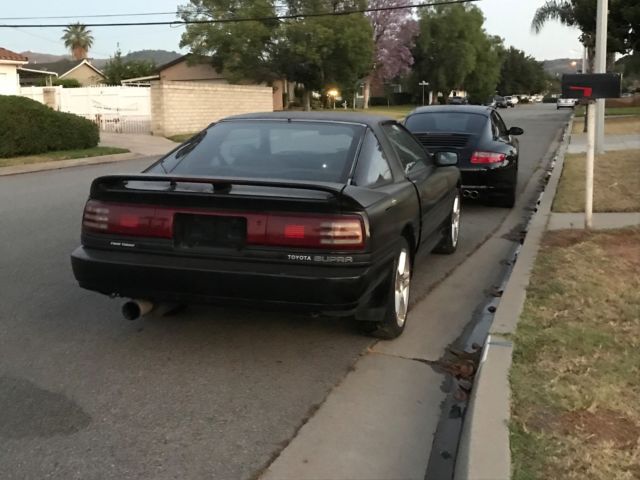 1989 Black Toyota Supra Hatchback
