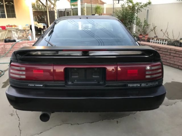 1989 Black Toyota Supra Hatchback