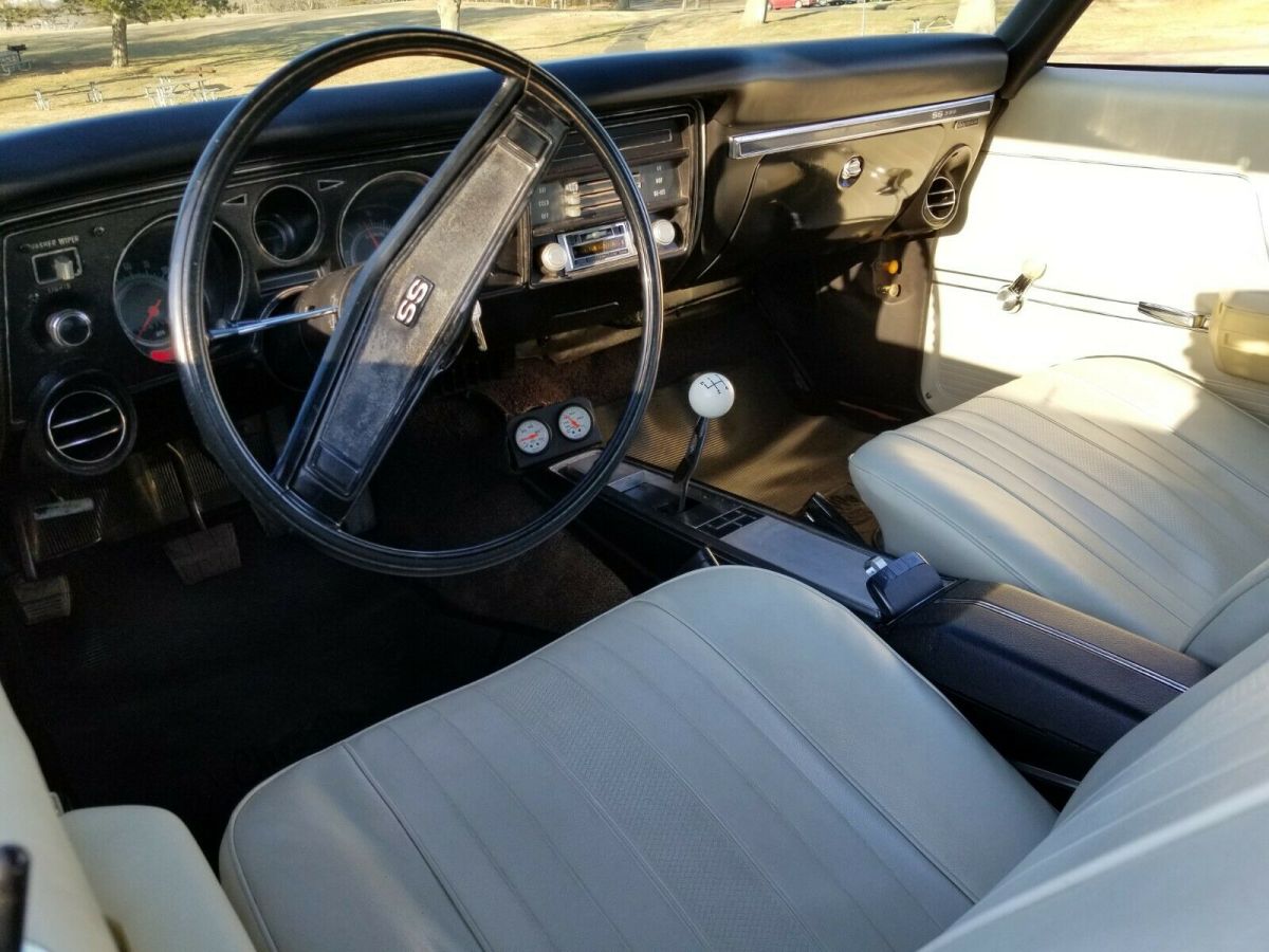 1969 Orange Chevrolet Chevelle Convertible