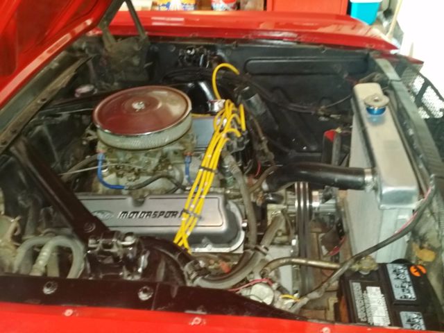 1965 Red Ford Mustang Convertible