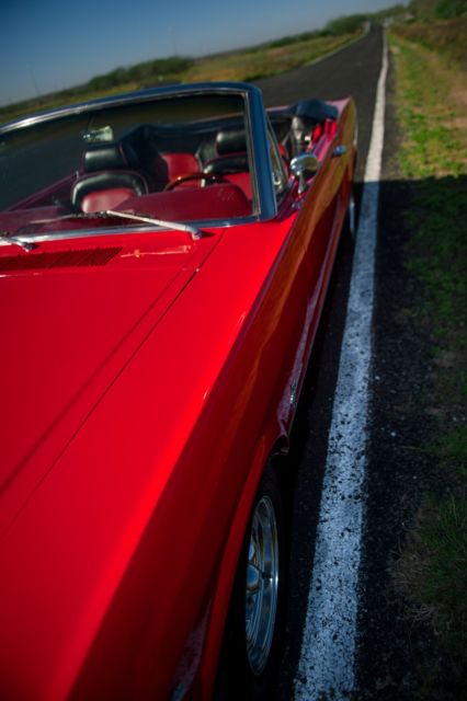 1965 Red Ford Mustang Convertible