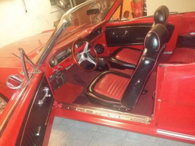 1965 Red Ford Mustang Convertible