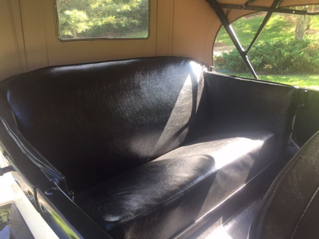 1928 White Ford Model A Phaeton