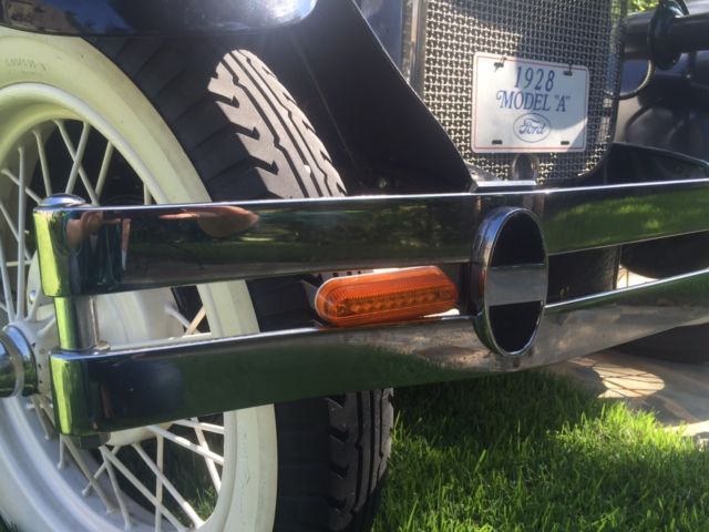 1928 White Ford Model A Phaeton