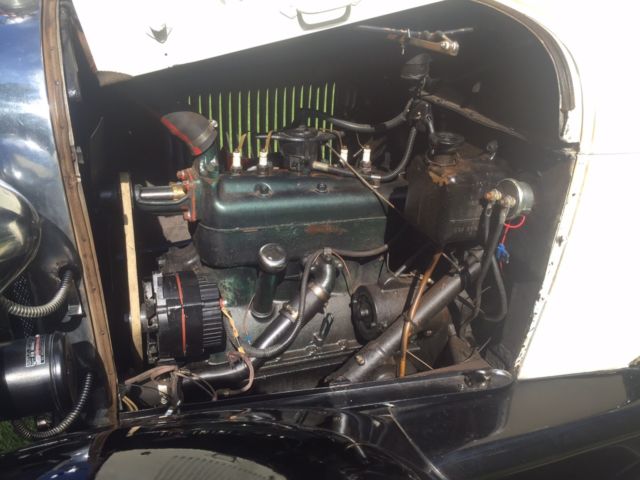 1928 White Ford Model A Phaeton