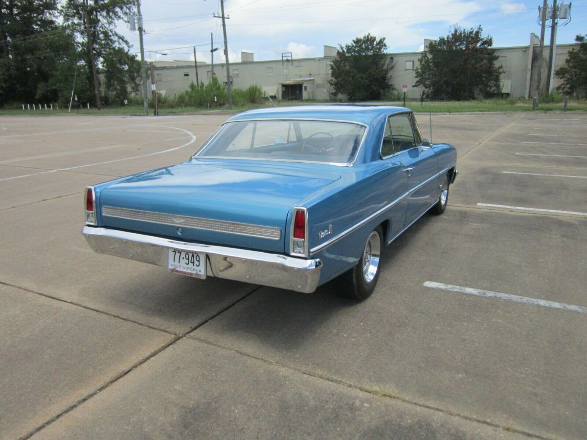 1967 Blue Chevrolet Nova Coupe