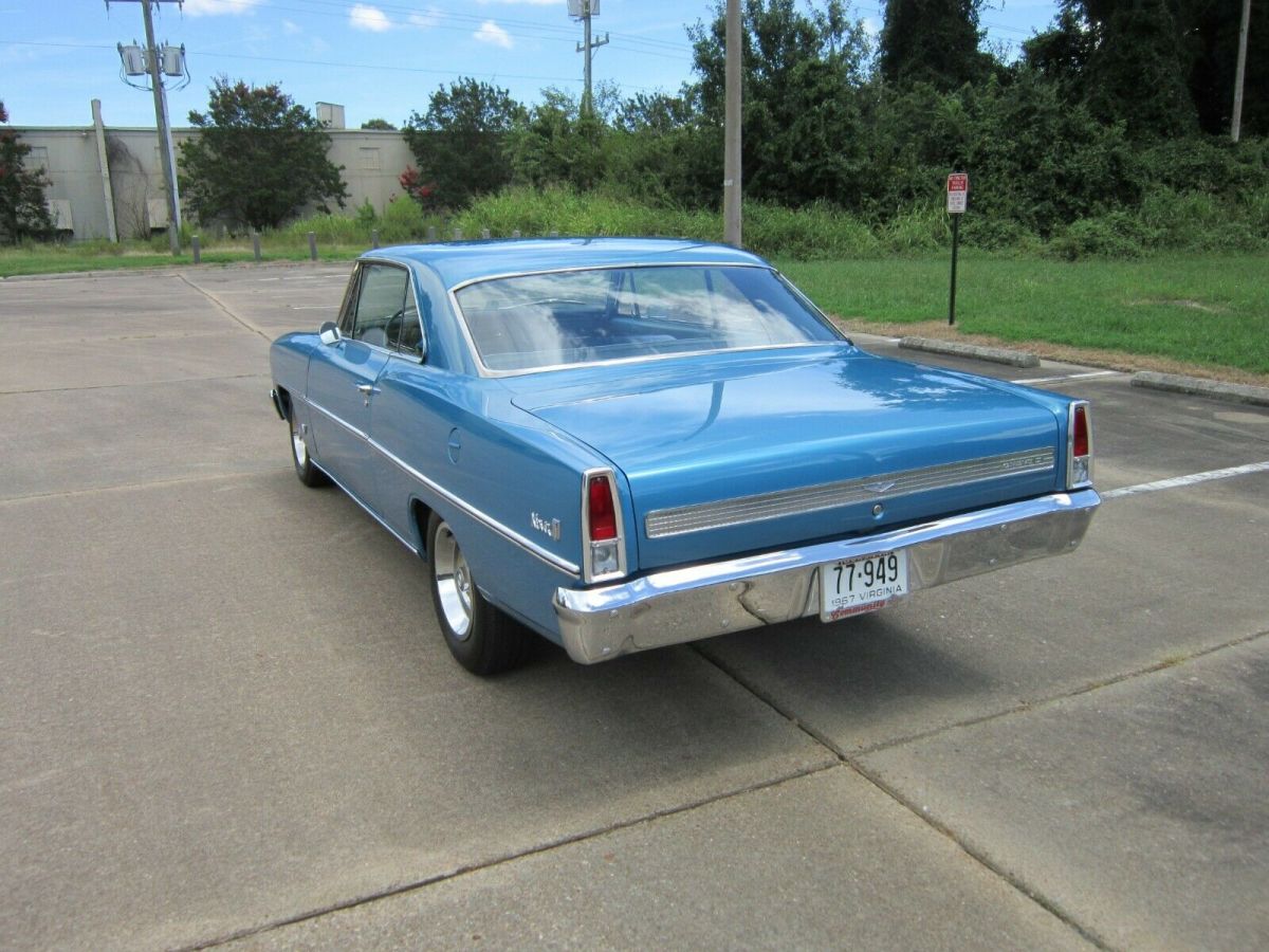 1967 Blue Chevrolet Nova Coupe