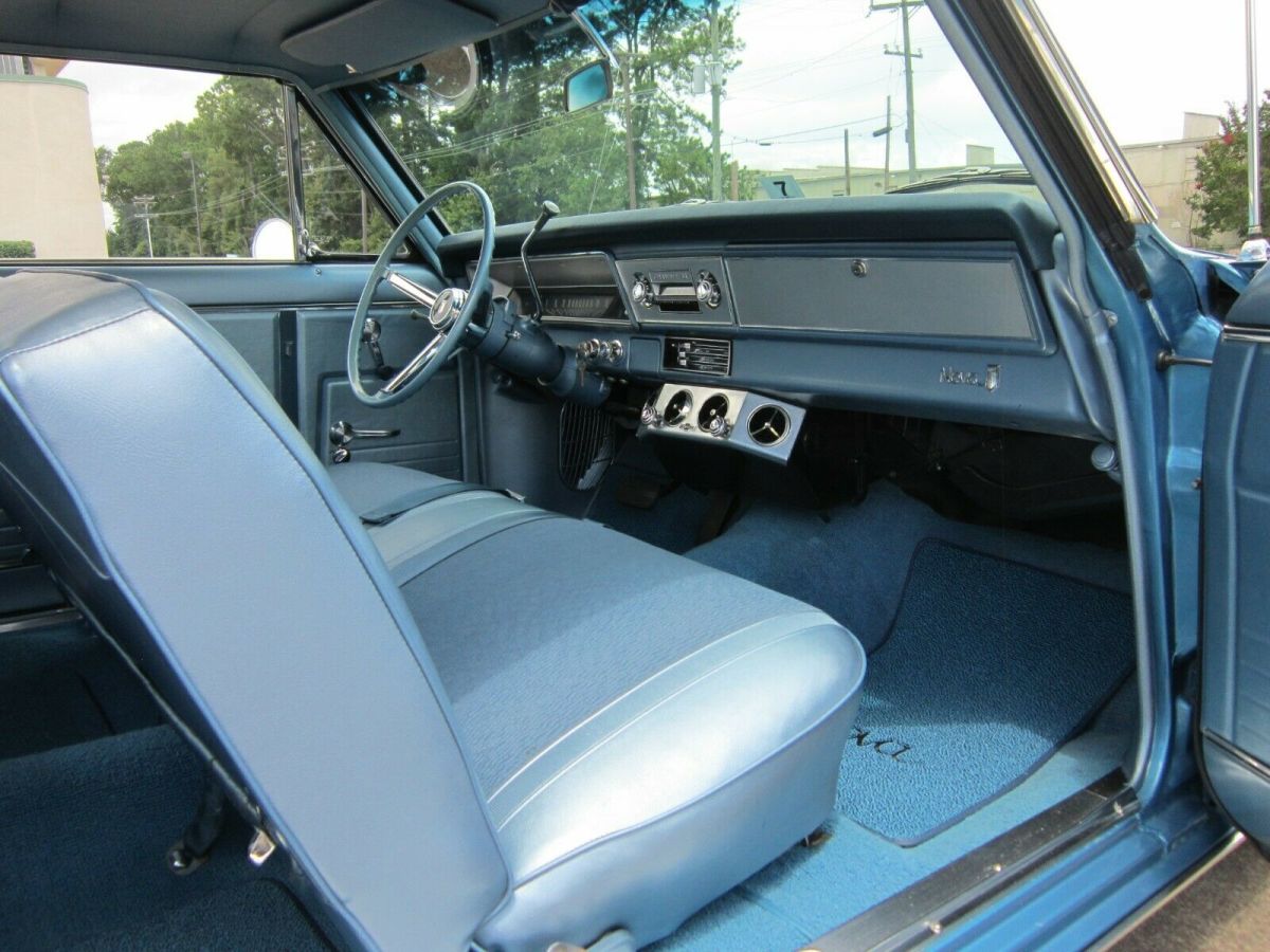 1967 Blue Chevrolet Nova Coupe