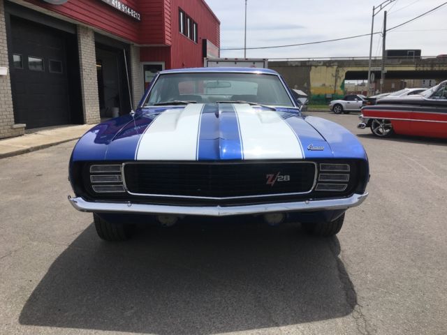 1969 Blue Chevrolet Camaro Coupe
