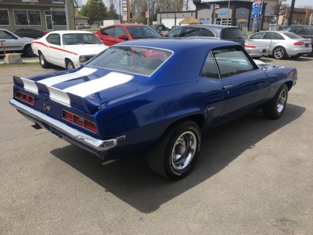 1969 Blue Chevrolet Camaro Coupe