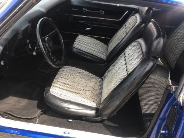 1969 Blue Chevrolet Camaro Coupe