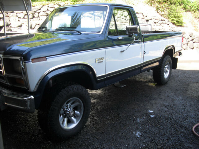 1983 Blue/White Ford F-250 Standard Cab Pickup