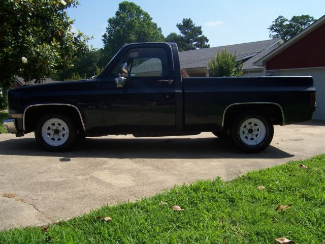 1987 Blue Chevrolet C-10