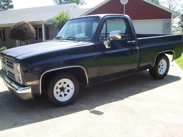 1987 Blue Chevrolet C-10
