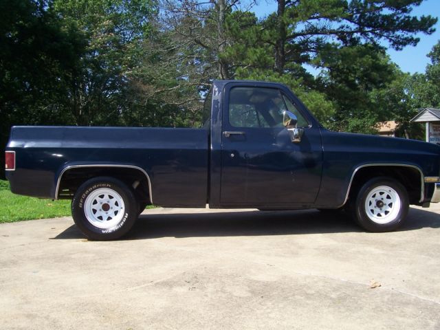 1987 Blue Chevrolet C-10