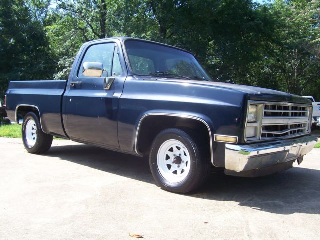 1987 Blue Chevrolet C-10