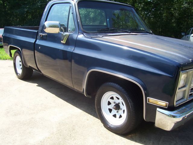 1987 Blue Chevrolet C-10